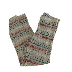 Circo Grey Red Green Christmas Holiday Leggings
